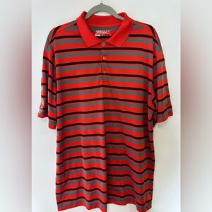 Nike Golf Tour Performance Polo Shirt Striped Dri-FIT Lochinvar XL